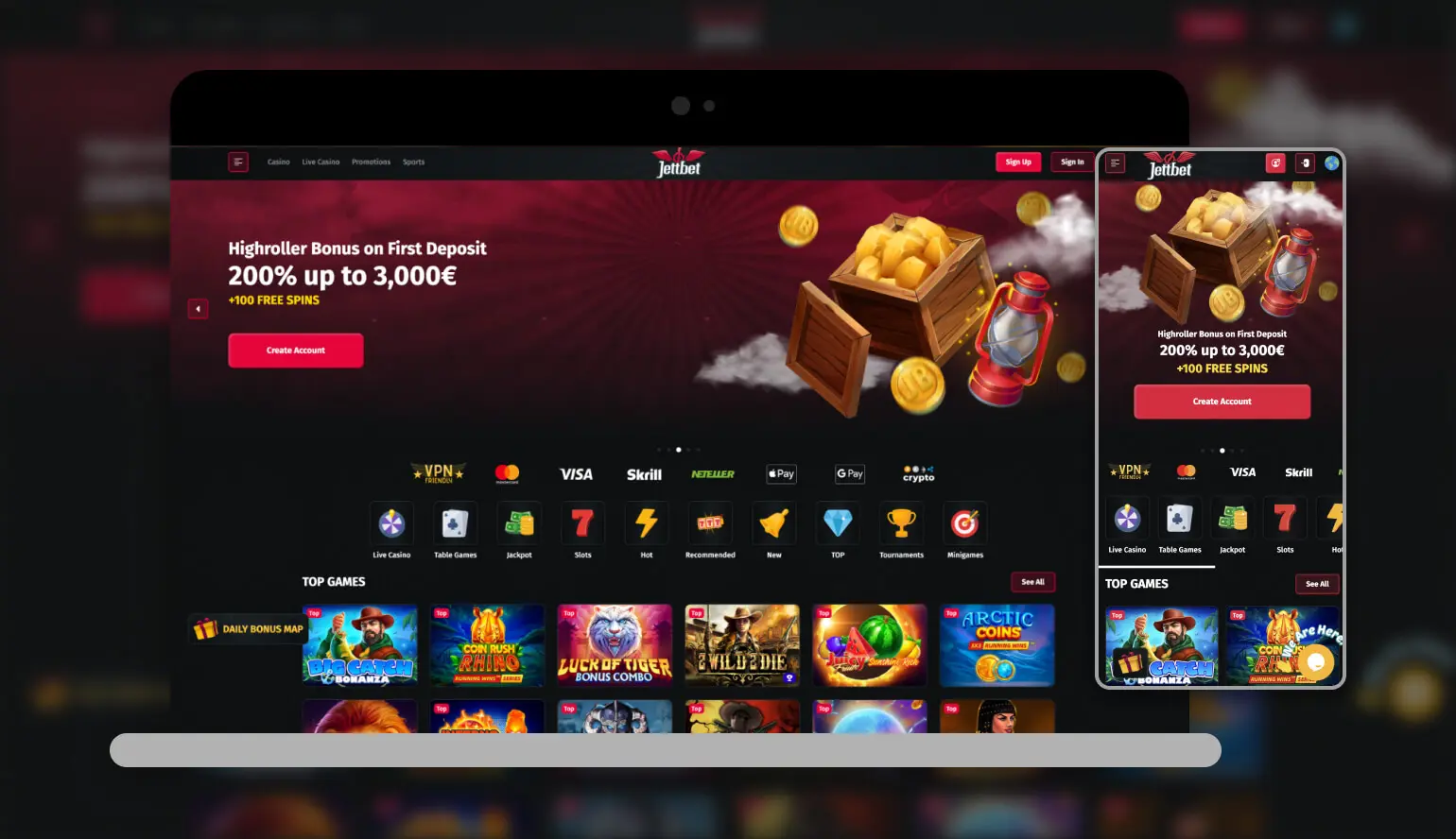 JettBet Online Casino with Slots, Live Games and Bonuses image 3